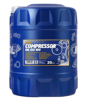Компрессорное масло Compressor Oil ISO 100 MANNOL Минеральное для поршневых компрессоров 20 литров /